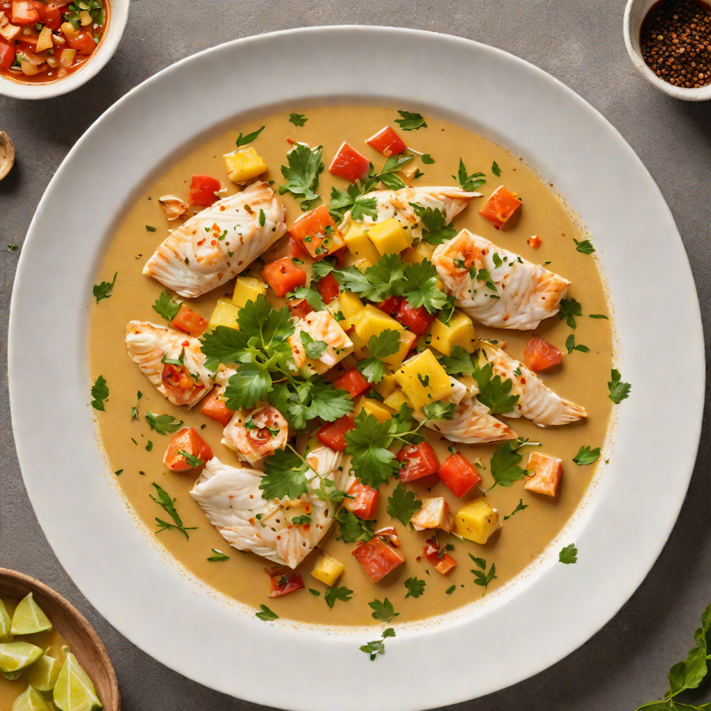 Tropical Brazilian Fish Stew with Coconut Milk and Dendê Oil