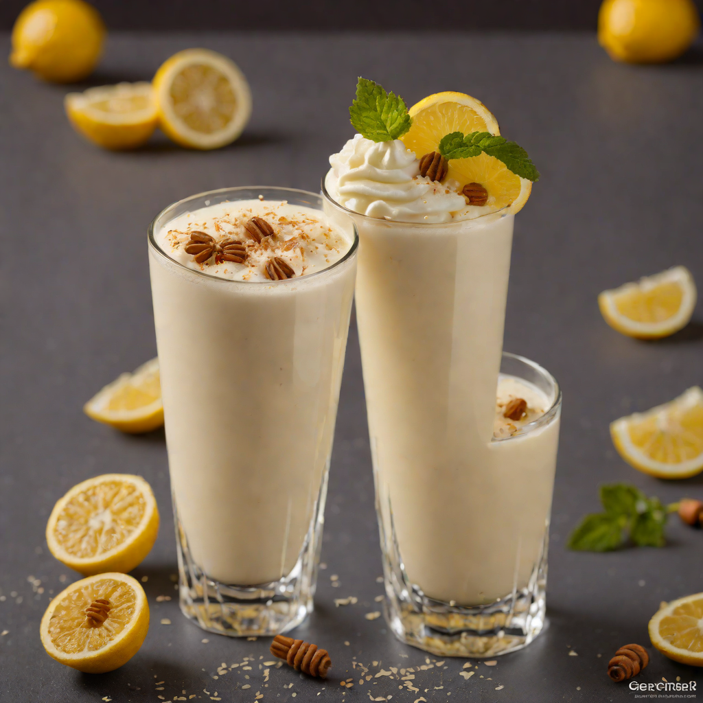 Creamy Vanilla and Honey Lemonade Shake