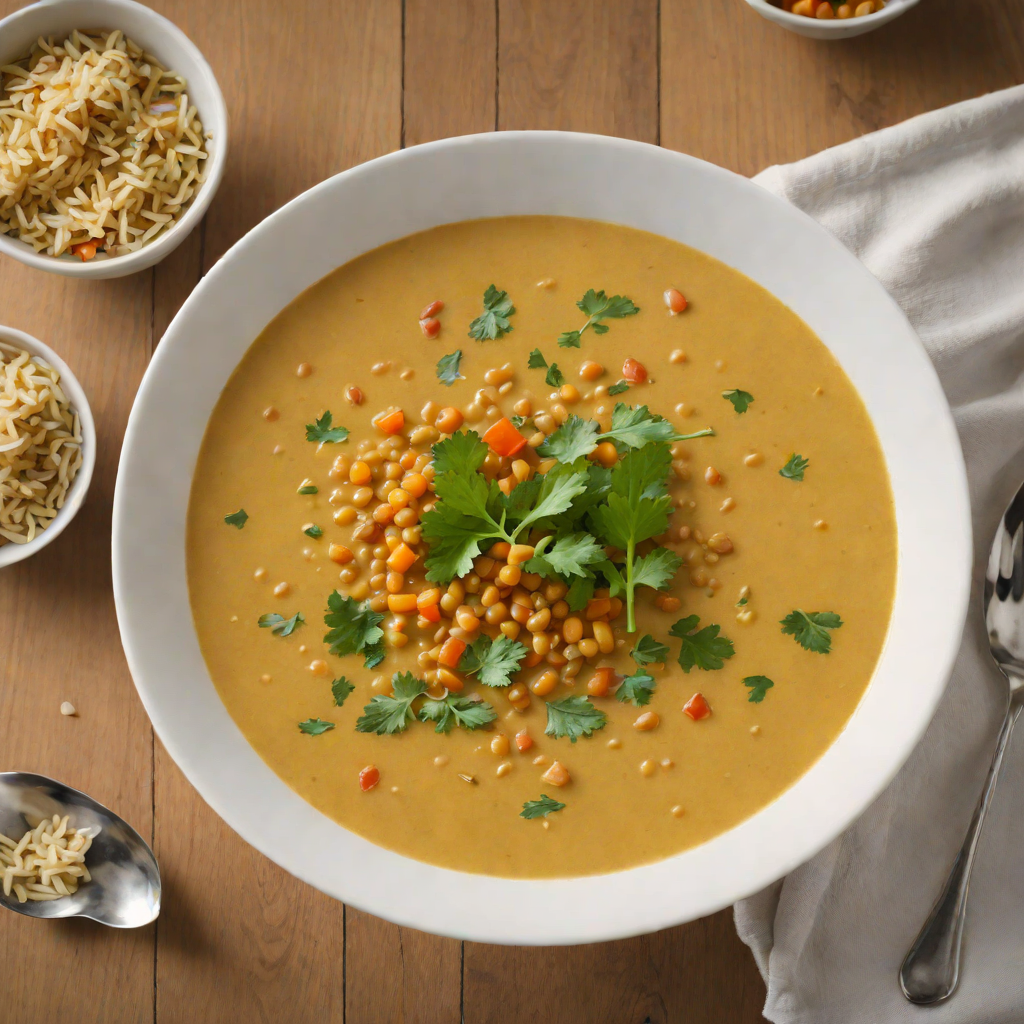 One-Pot Curried Lentil and Coconut Soup
