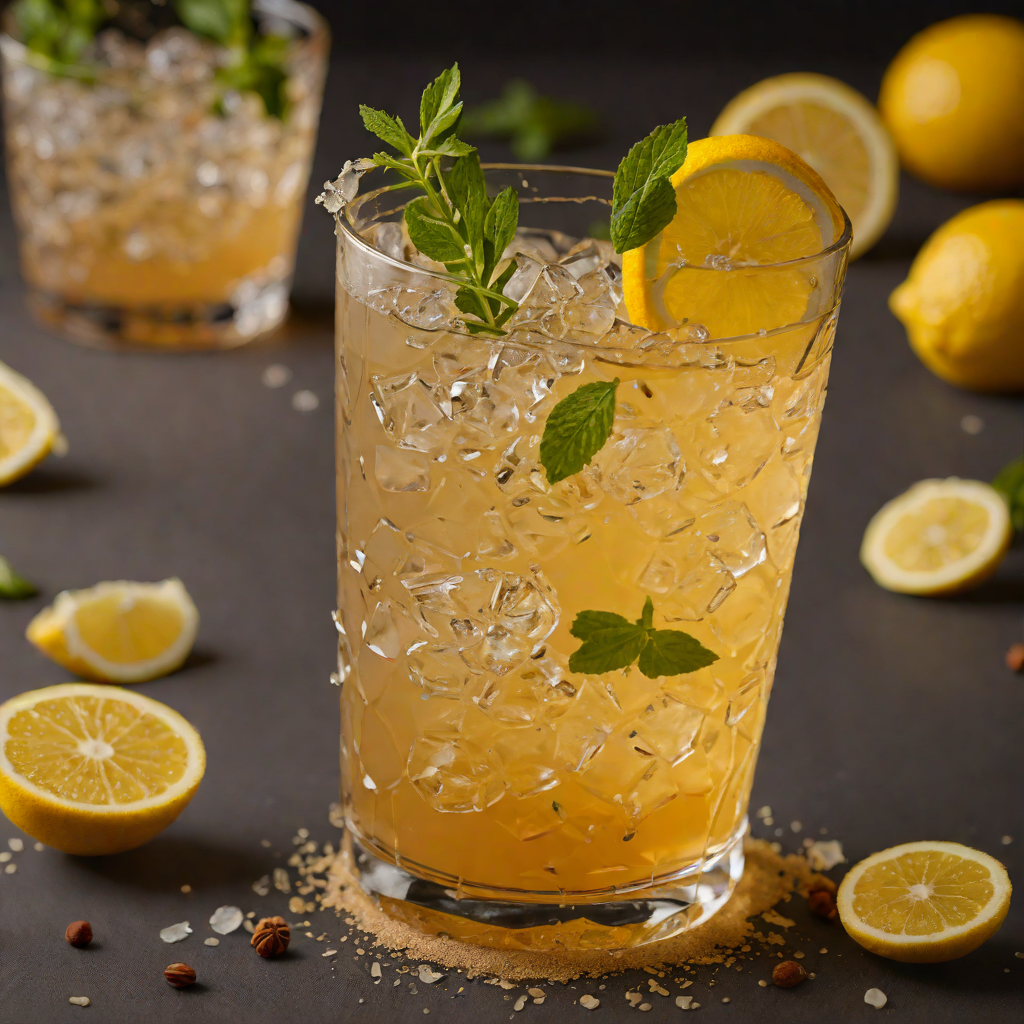 Spiced Rum and Honey Lemonade Smash
