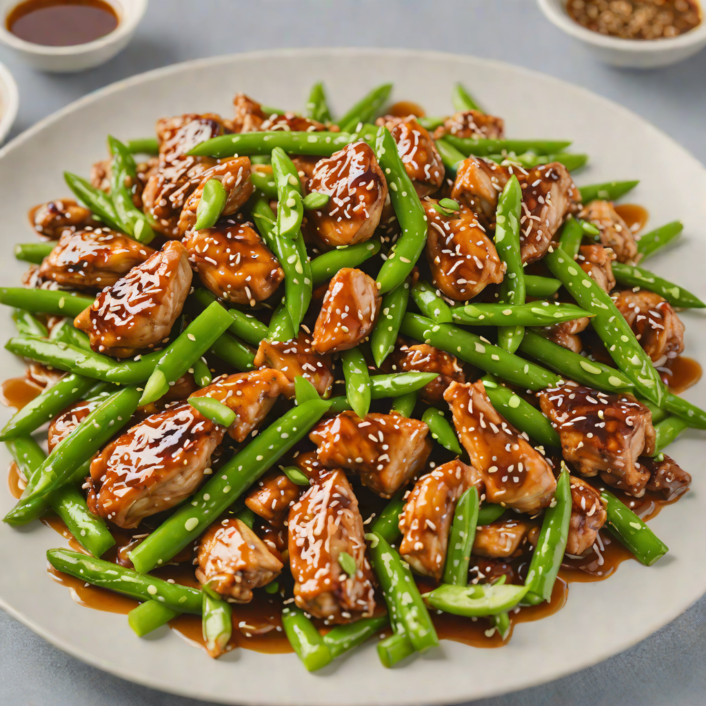 Honey-Soy Glazed Chicken Stir Fry with Snap Peas