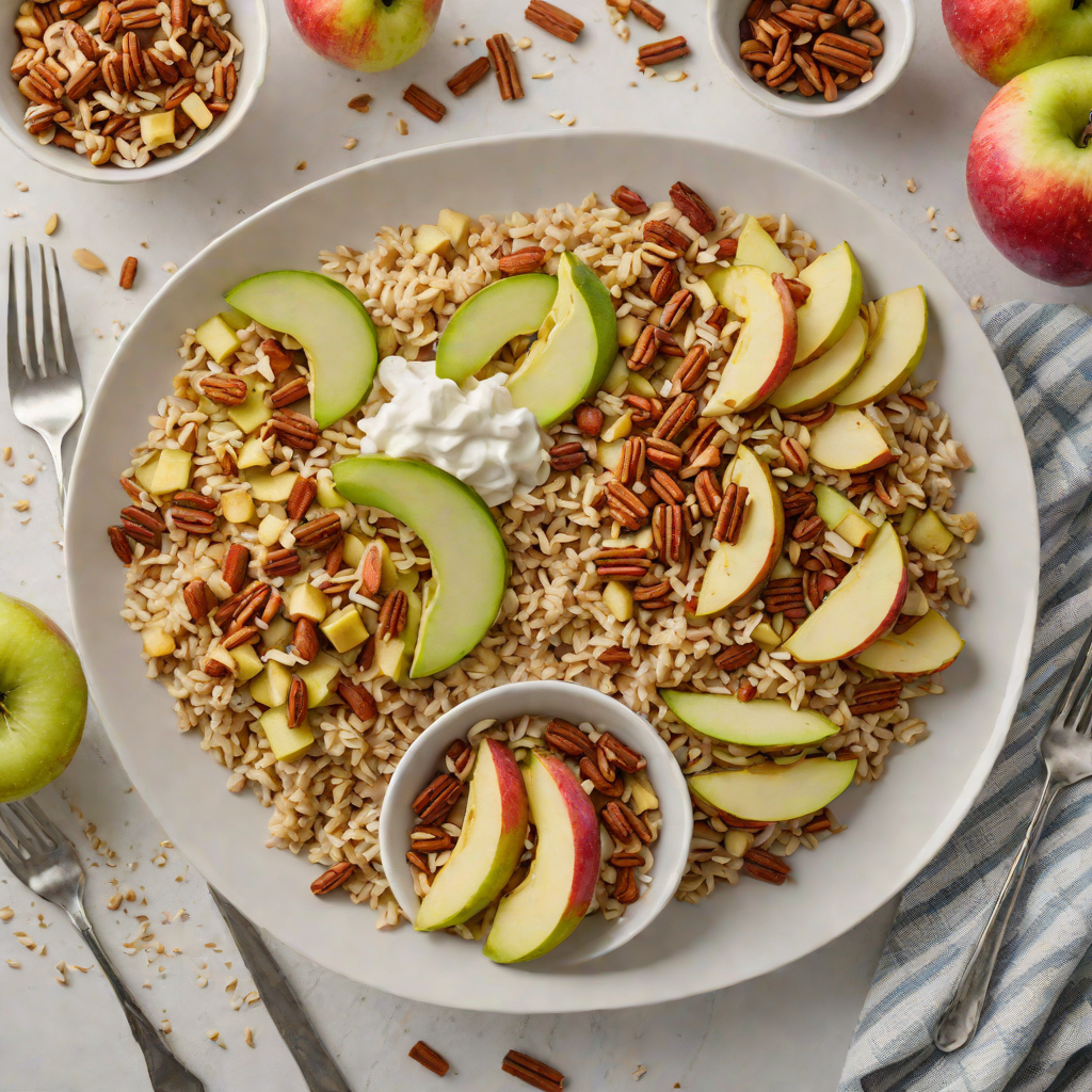 Cinnamon-Spiced Apple Oatmeal Breakfast Bowls