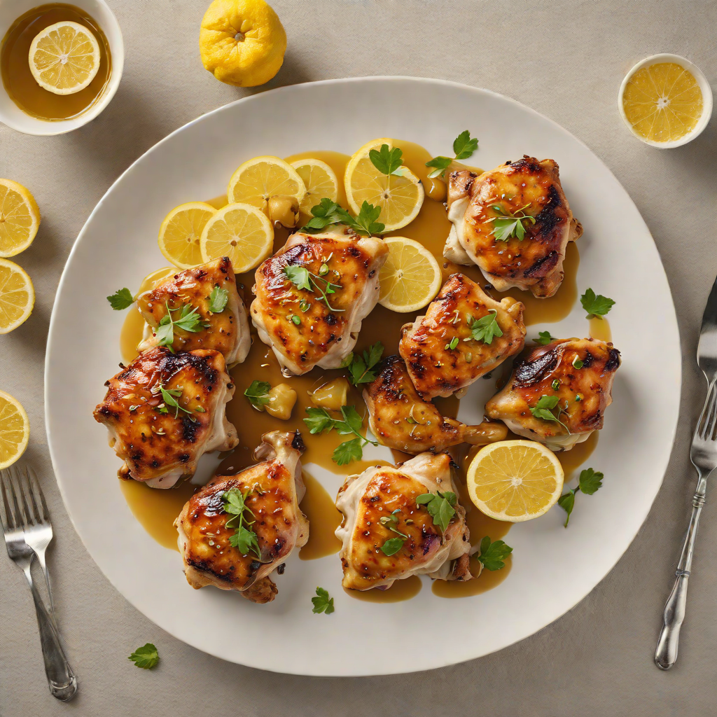 Pan-Seared Chicken Thighs with Garlic and Lemon Confit