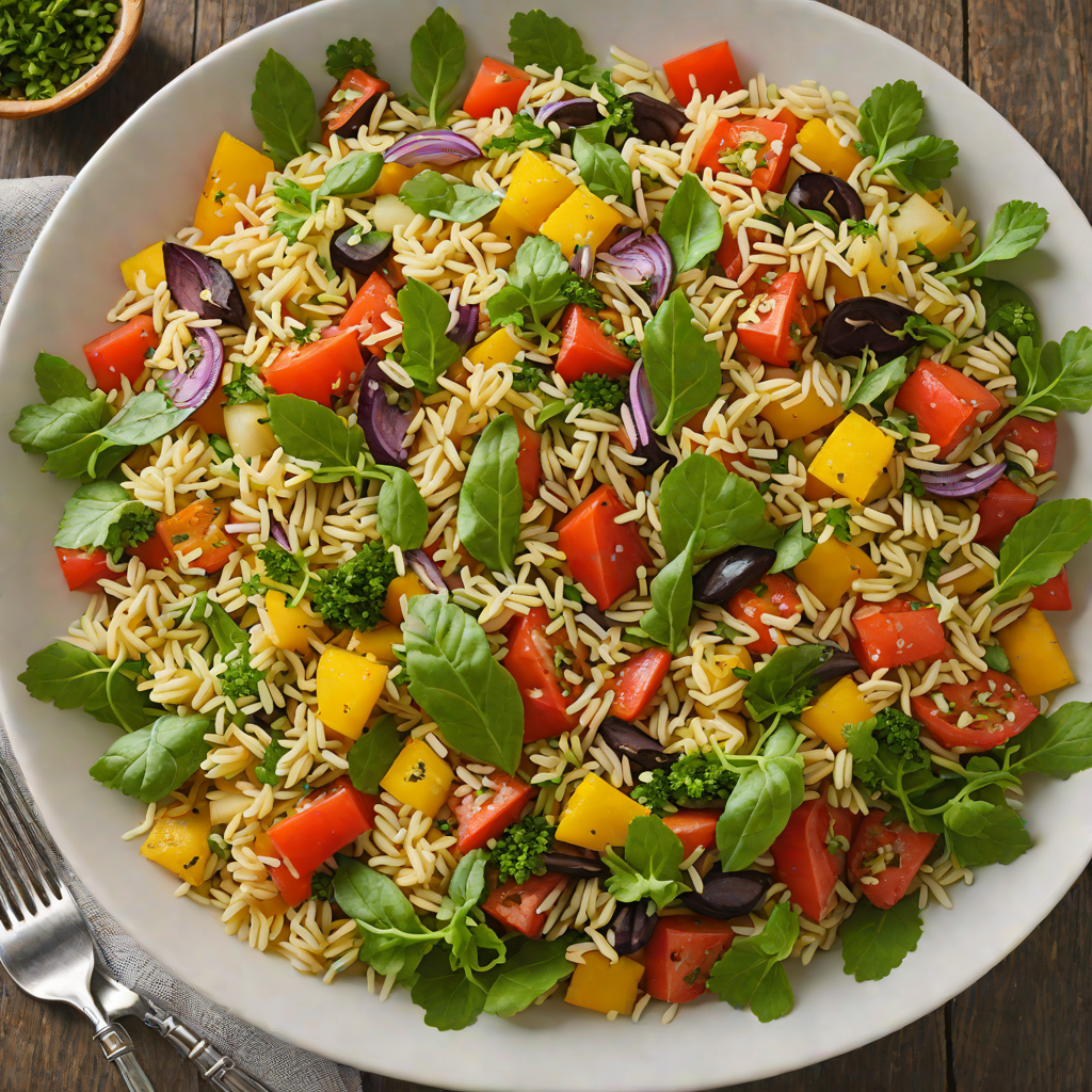 North Coast Roasted Vegetable and Orzo Salad