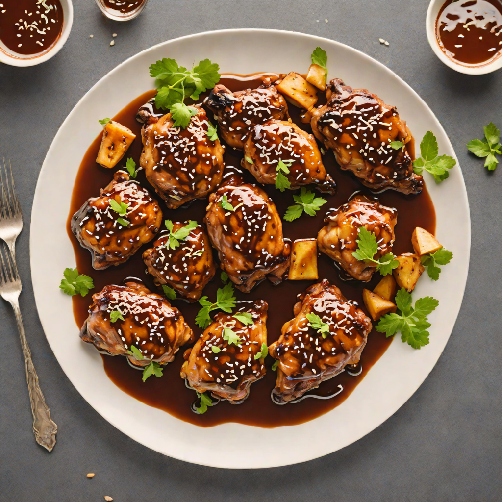 Grilled Senegalese-Spiced Chicken Thighs with Tamarind Glaze