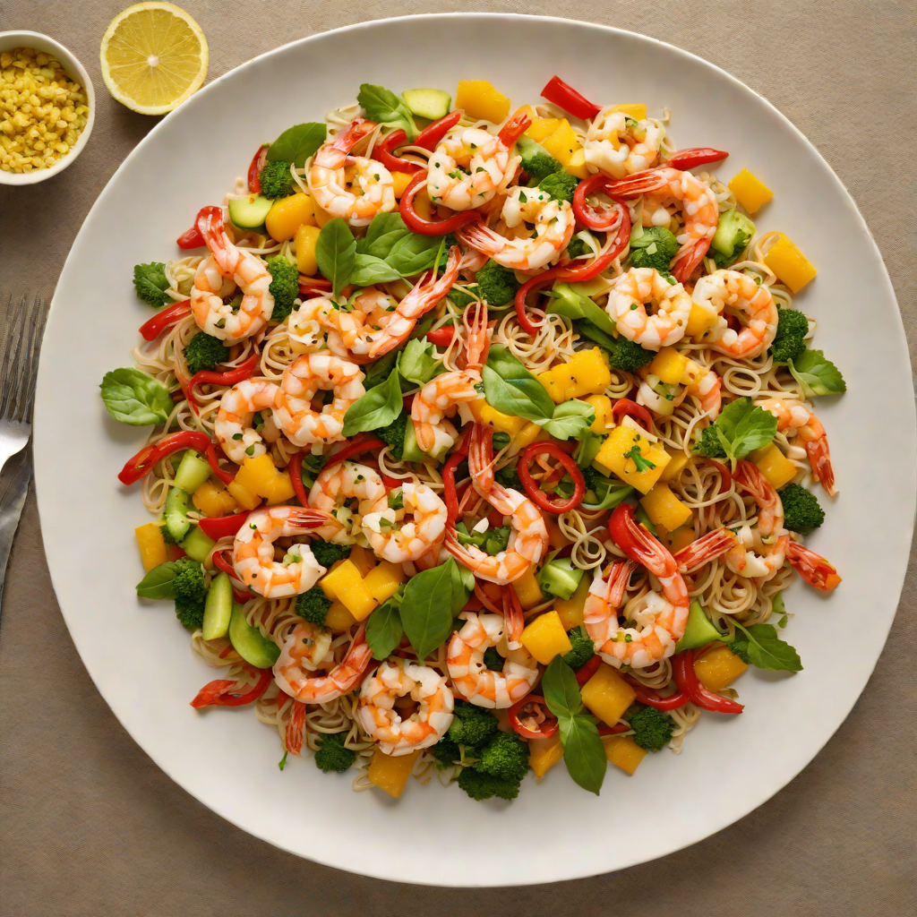 Yuzu Curaçao Citrus Shrimp Stir Fry