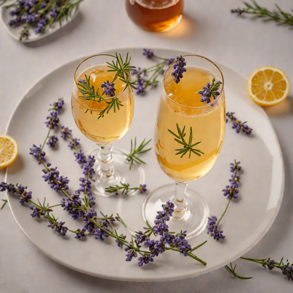 Mediterranean Honey-Lavender Spritz