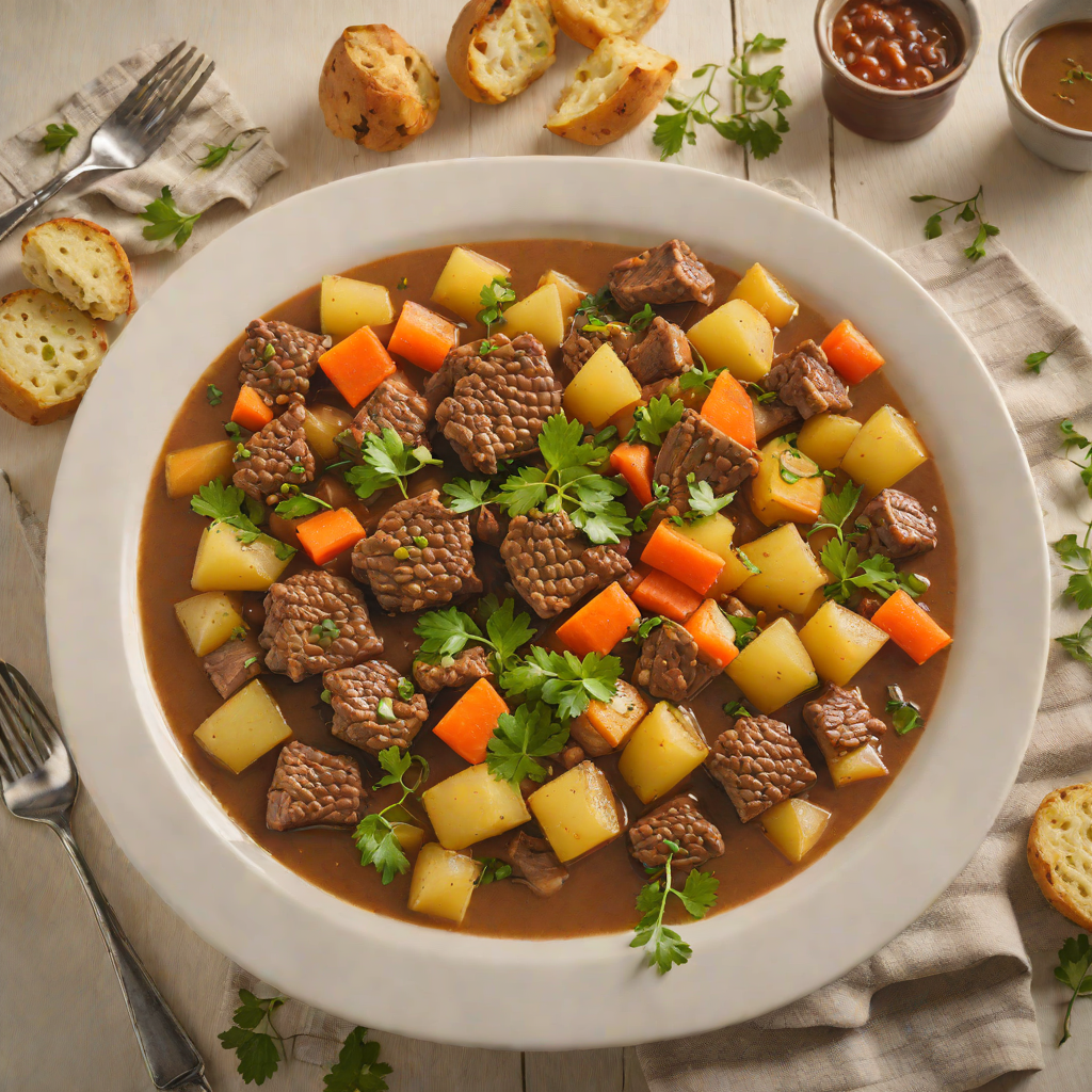 Slow-Cooked Chilean Beef Stew with Potatoes and Carrots