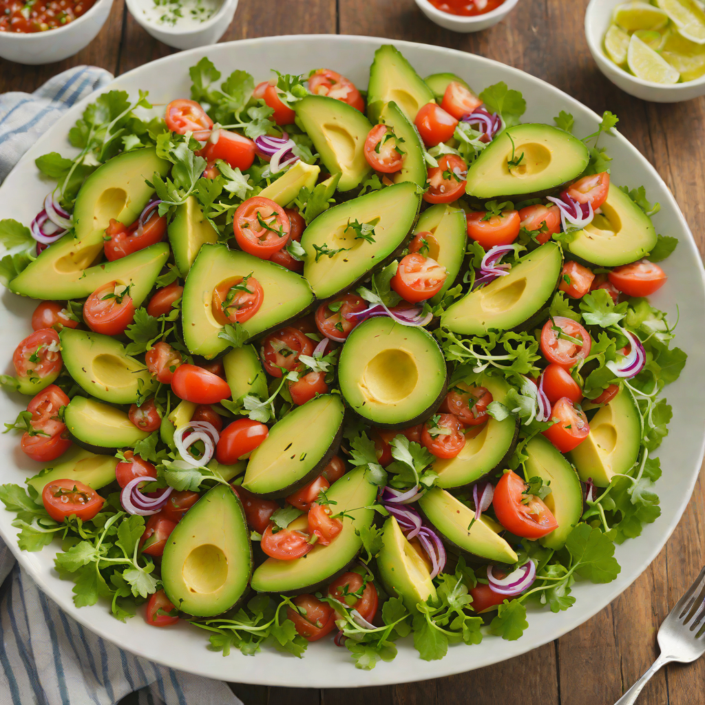 Chilean Avocado and Tomato Salad with Citrus Dressing