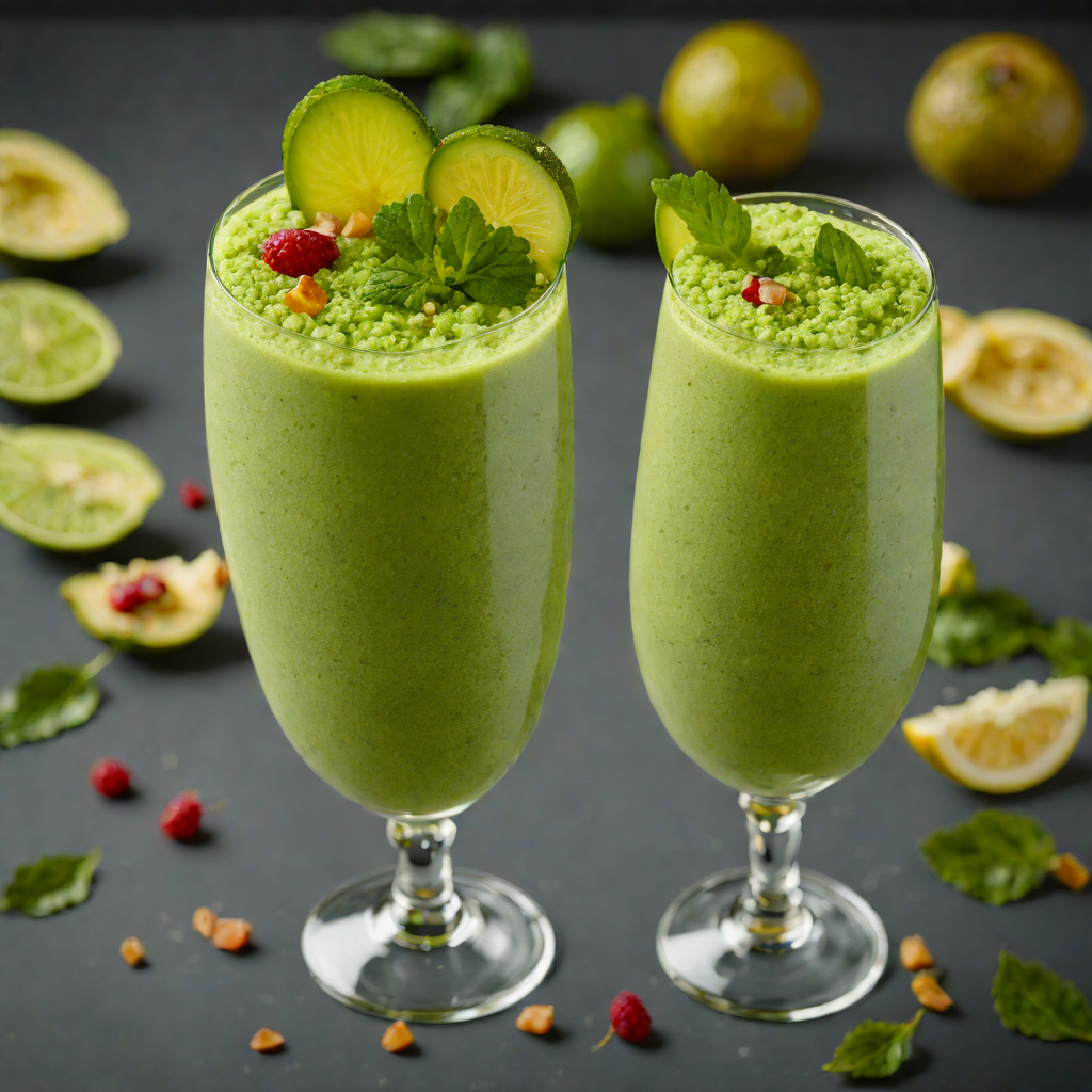 Frozen Tropical Green Smoothie