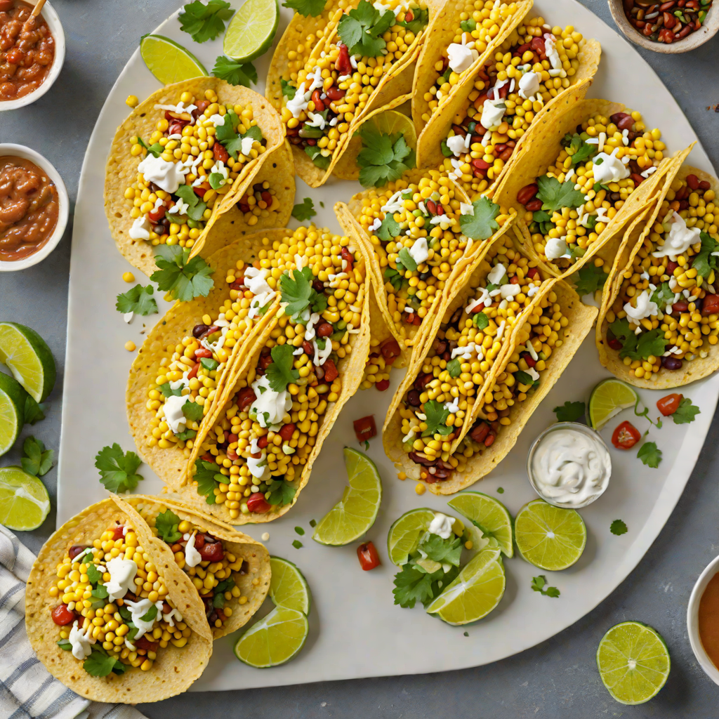 Quick Sheet Pan Mexican Street Corn Tacos