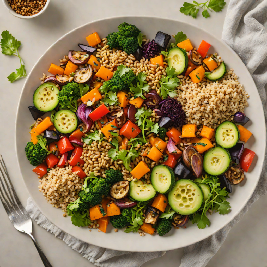 Vegan Wild Kratts-Inspired Power Bowl with Quinoa and Roasted Vegetables
