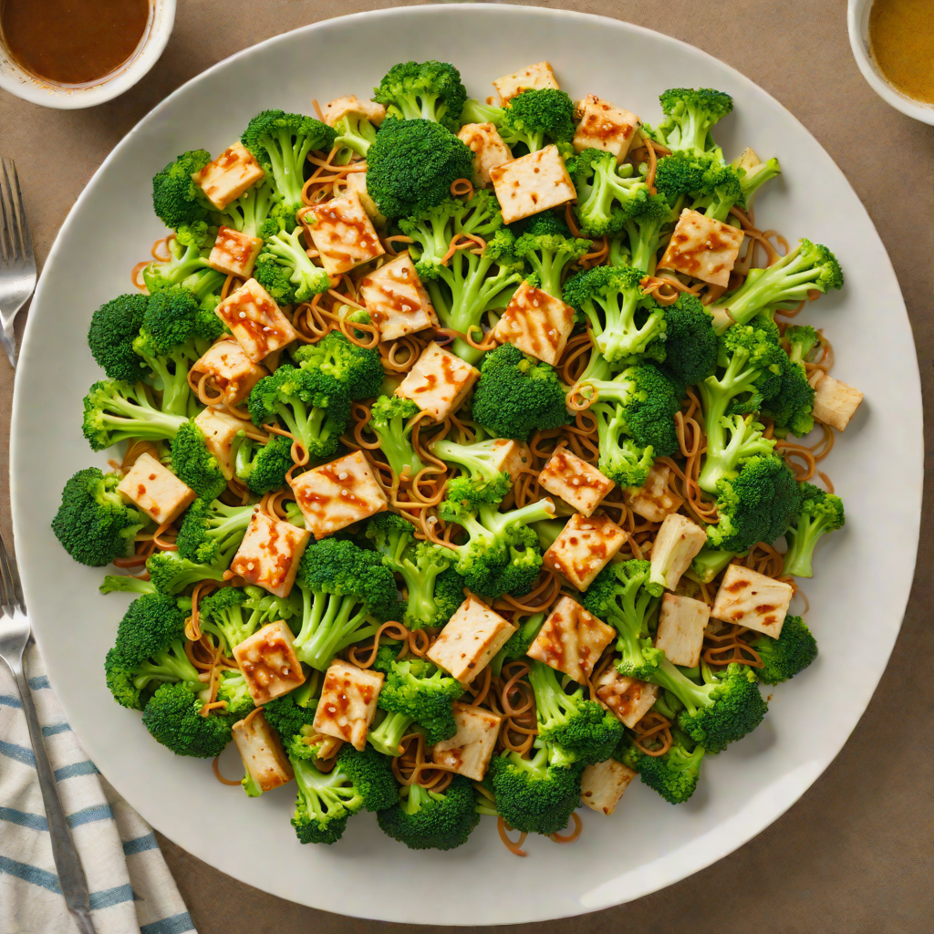 Garlic-Ginger Broccoli Stir Fry with Tofu