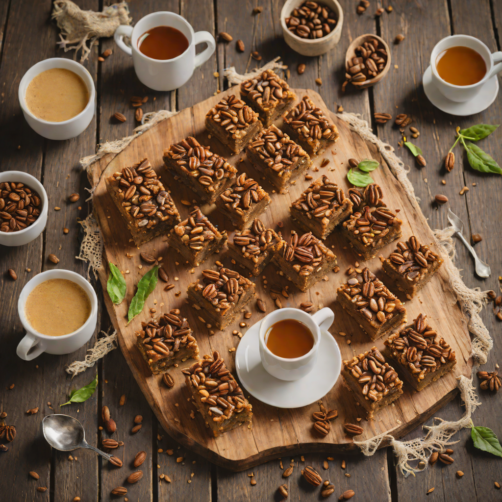 Ethiopian Coffee-Spiced Dessert Bars with Cardamom and Honey