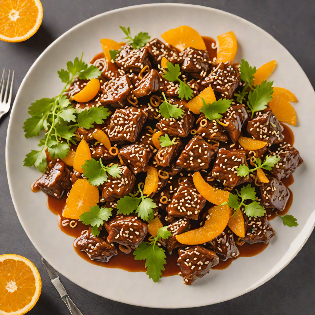 Stir-Fried Beijing Beef with Crispy Orange Glaze
