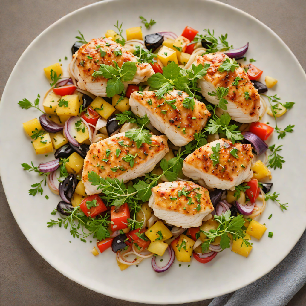 Sautéed Chicken with Popular Herb Medley and Garlic