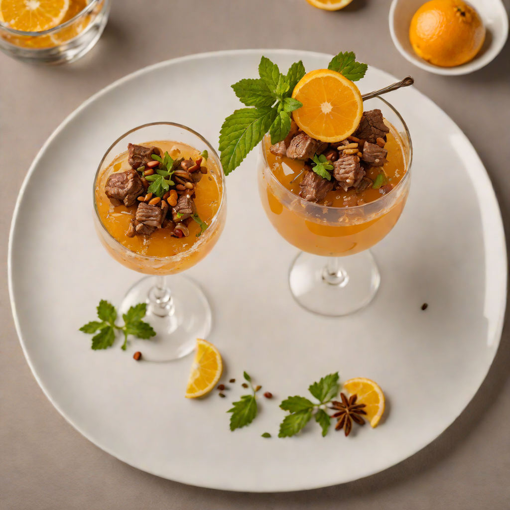 Spiced Orange Beef Cocktail