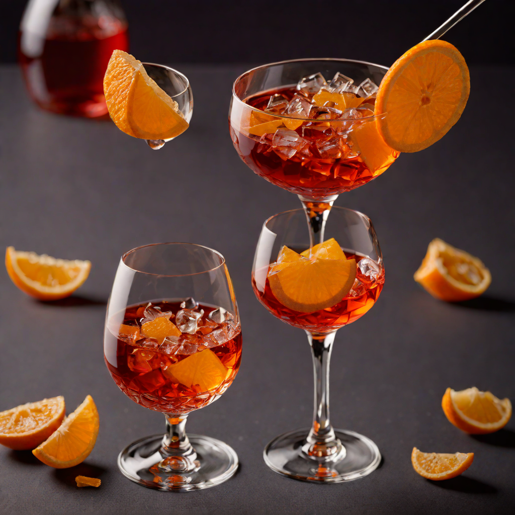 Glossy Orange Peel Stirred Negroni