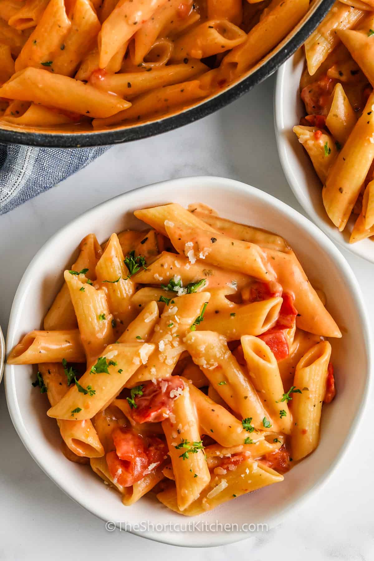 One-Pot Creamy Tomato & Herb Pasta