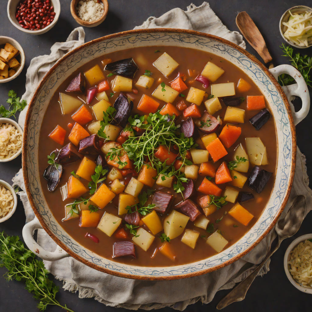 Winter-Spiced Saturn Stew with Root Vegetables