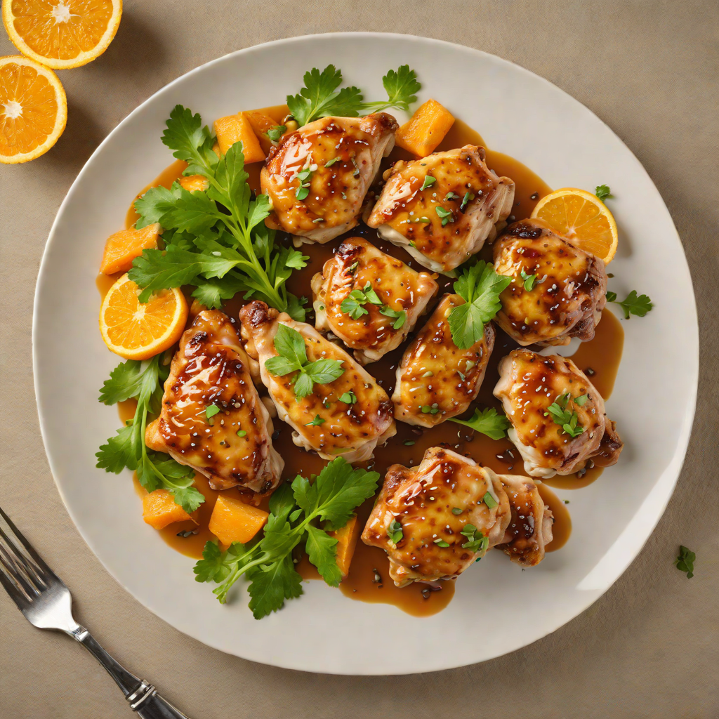 Pan-Seared Orange Ginger Chicken Thighs