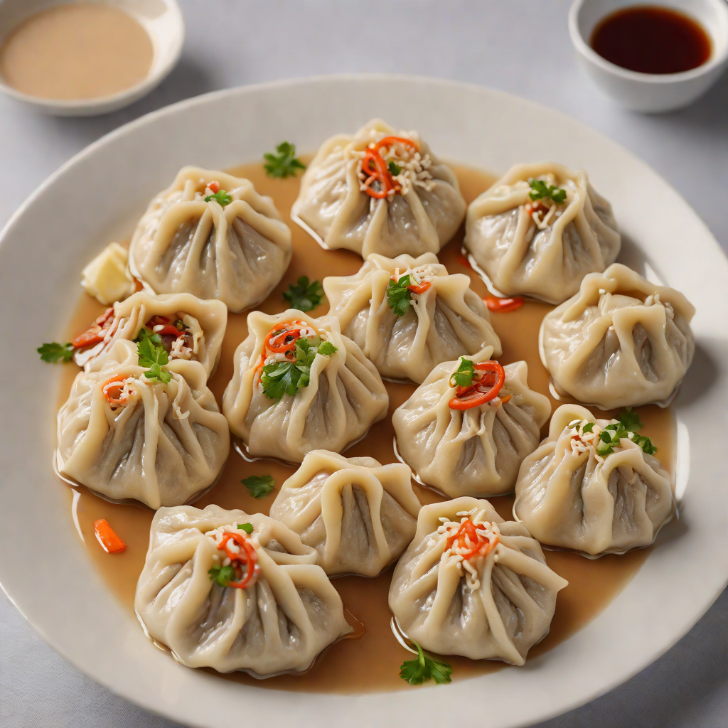 Shanghai-Style Soup Dumplings with Pork and Crab