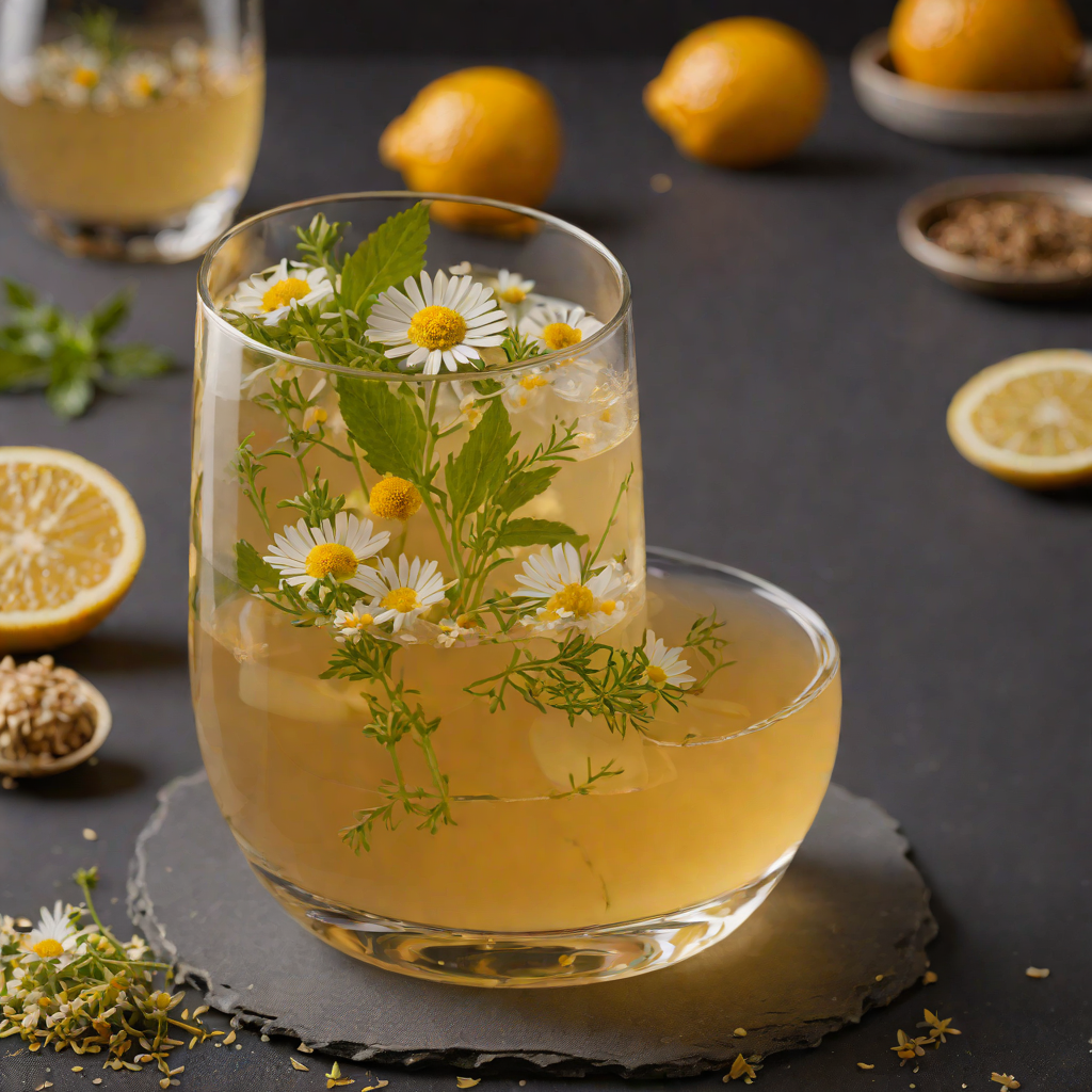 Simmered Honey Chamomile Tea with Citrus Zest