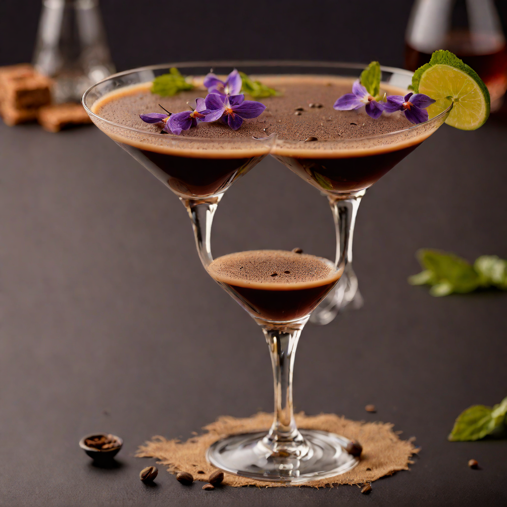 Sweet Violet Espresso Martini