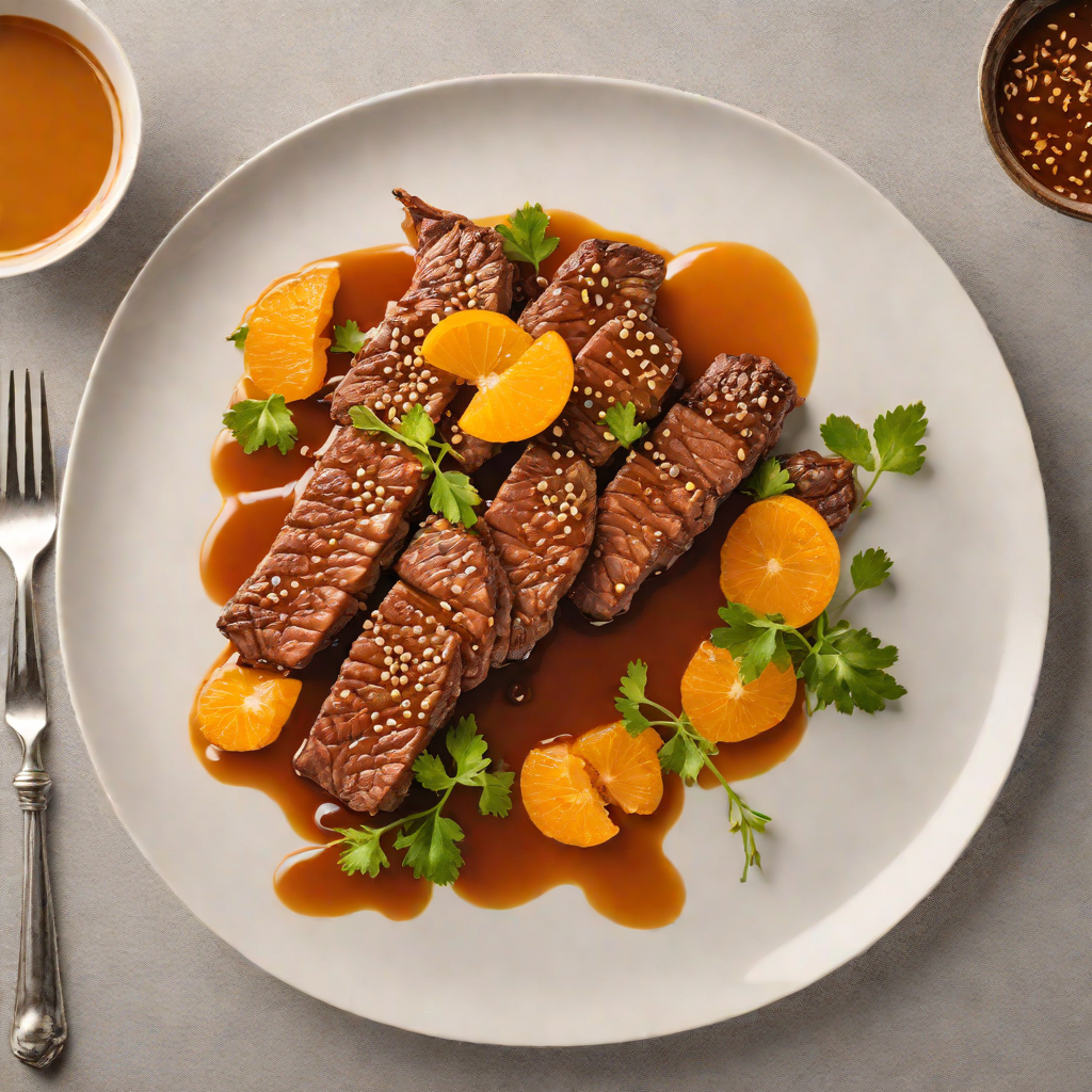 Pan-Seared Beijing Beef with Crispy Orange Glaze