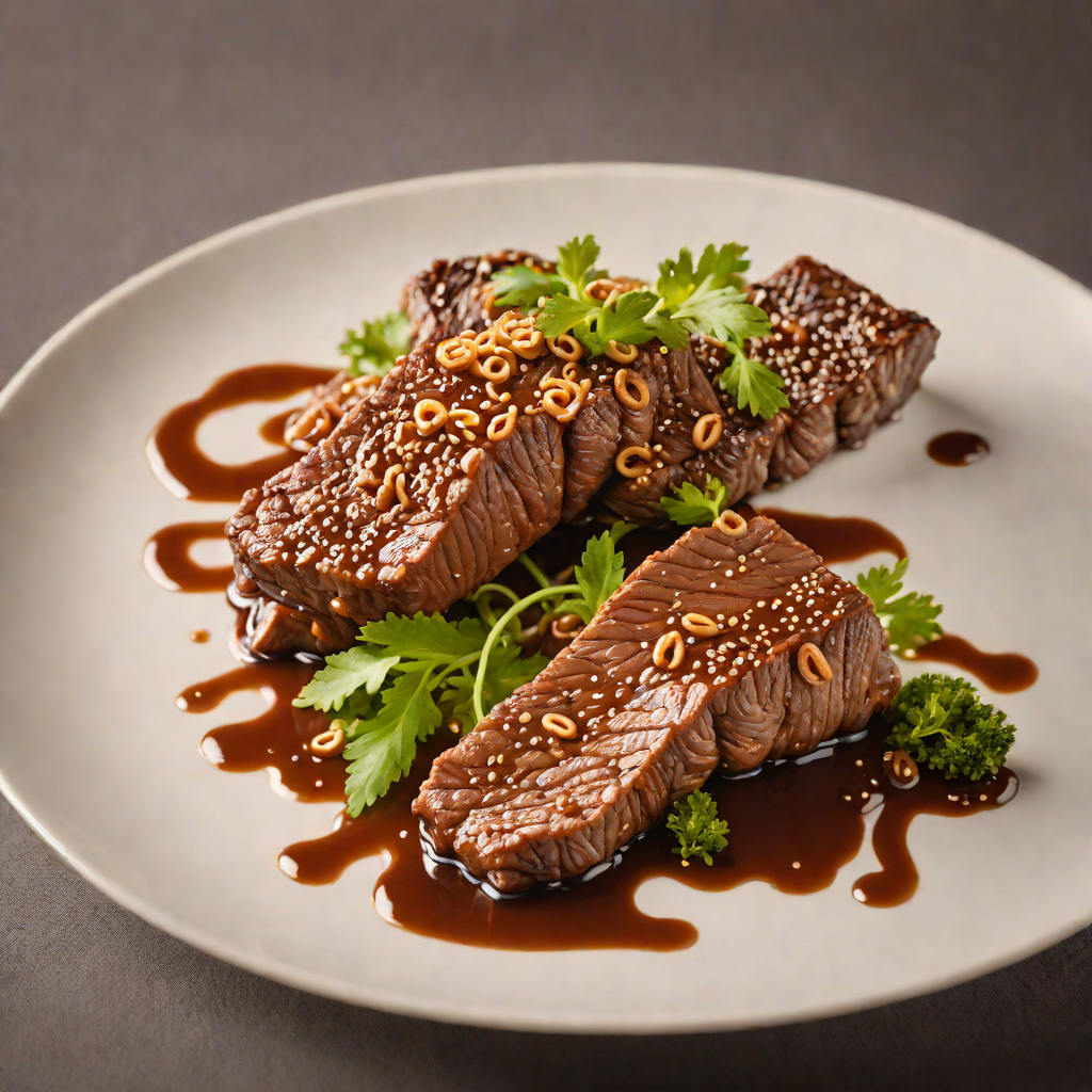 Pan-Seared Beijing Beef with Ginger Soy Glaze