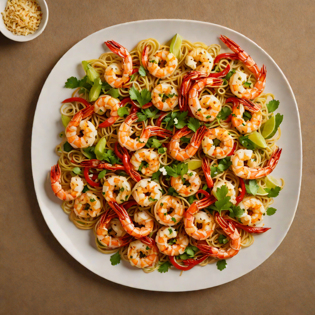 Sautéed Shrimp with Garlic and Chili Stir-Fry