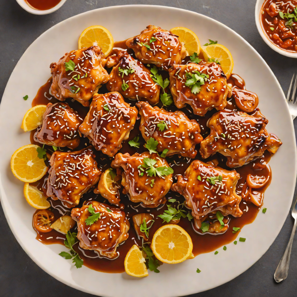 Orange-Chili Glazed Chicken Thighs
