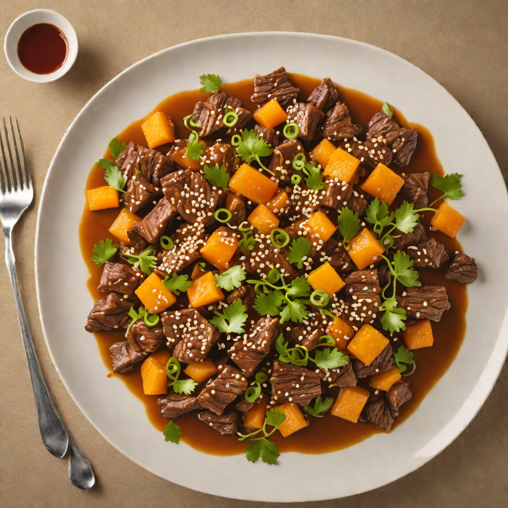 Stir-Fried Beijing Beef with Crispy Orange Sauce