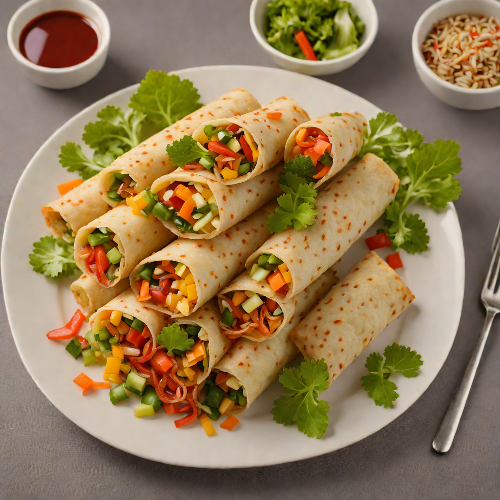 Stir-Fried Egg Roll Filling with Crispy Vegetables