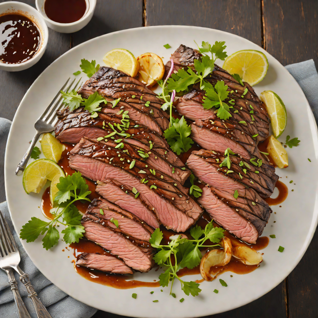 Ginger-Soy Marinated Grilled Flank Steak