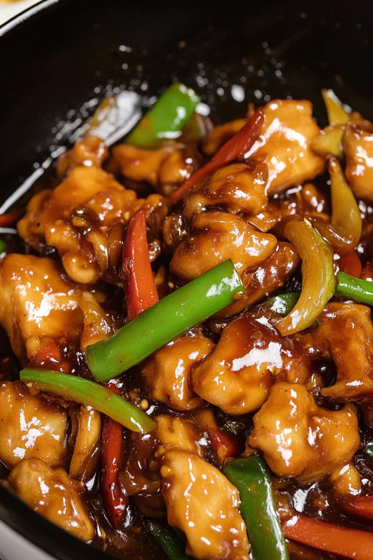 Stir-Fried Chicken with Garlic and Ginger in Spicy Soy Sauce
