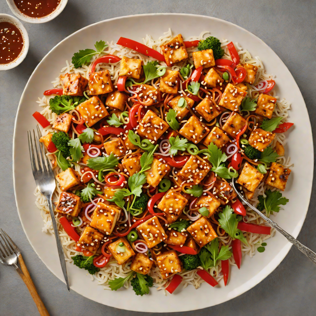 Half-Hour Spicy Korean-Inspired Tofu Stir Fry