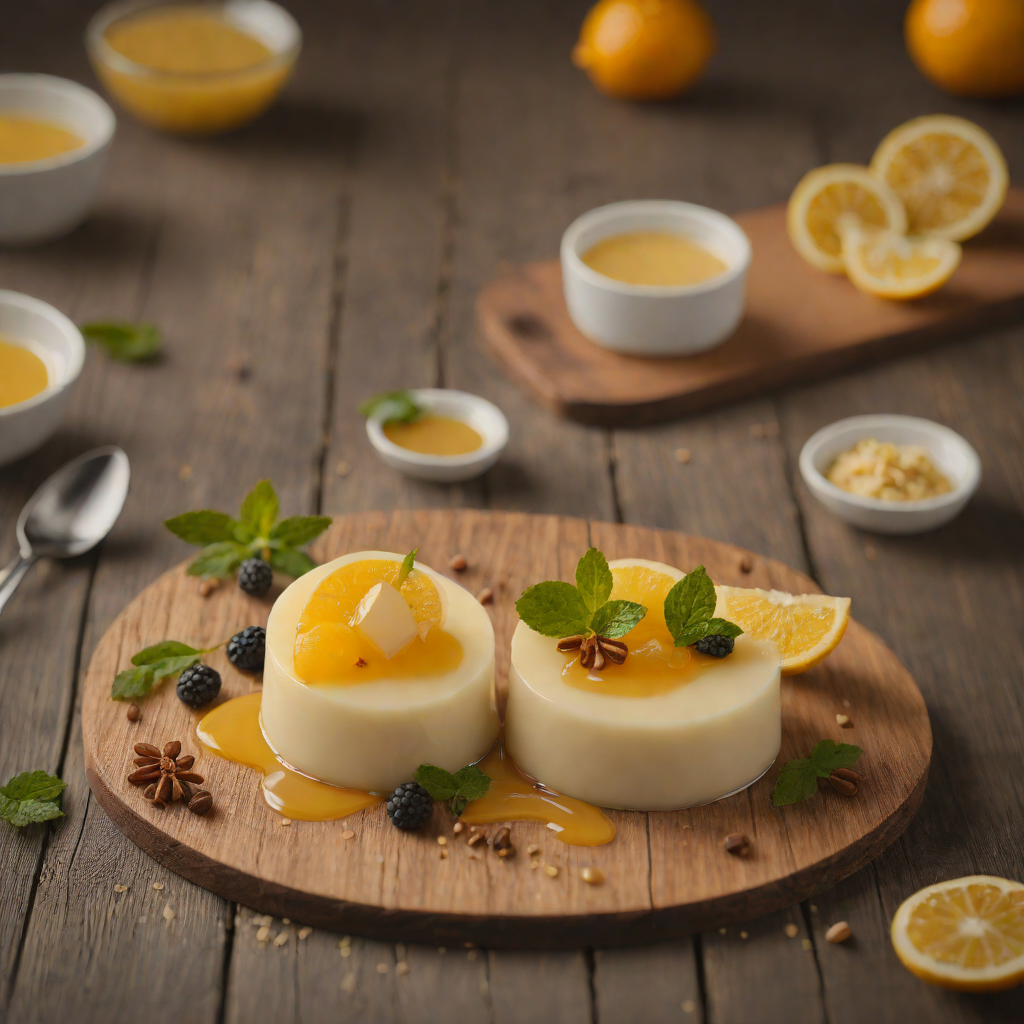 Yuzu Citrus and Honey Panna Cotta