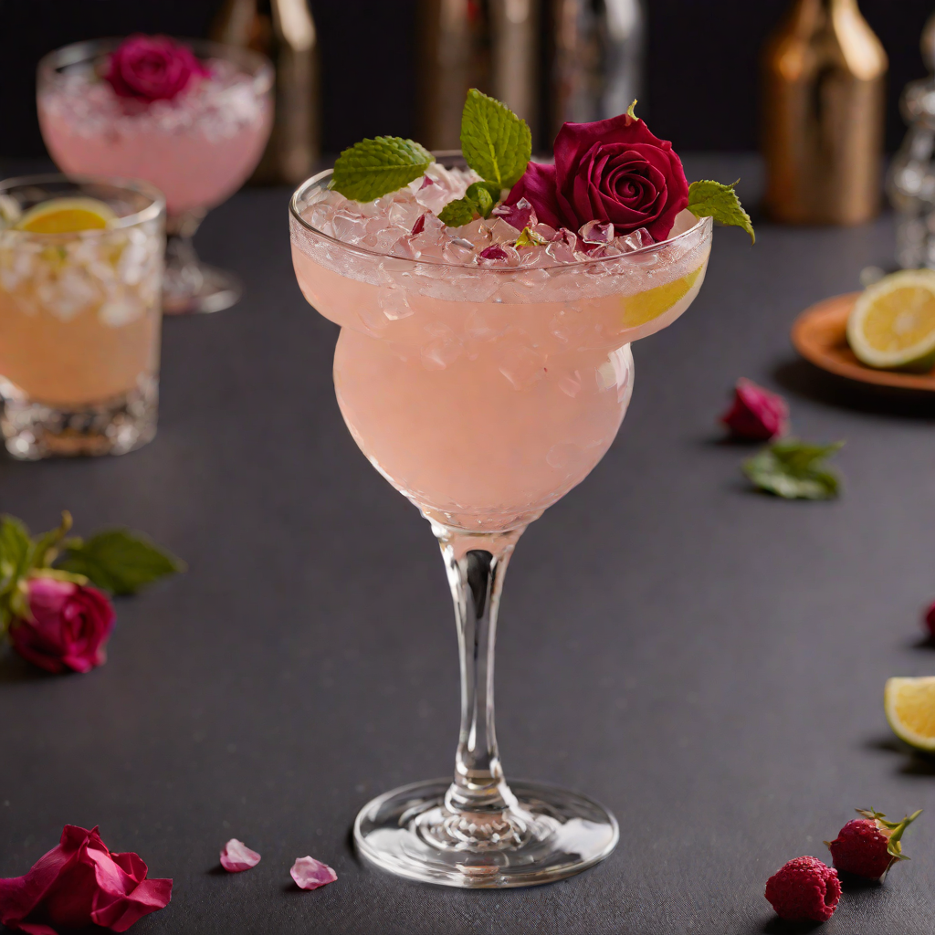 Velvet Rose Gin Fizz