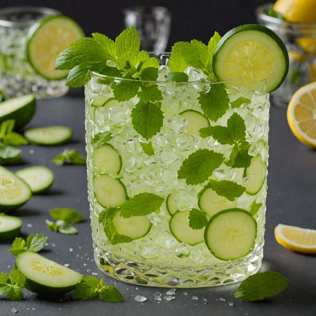 Cucumber-Mint Vodka Lemonade