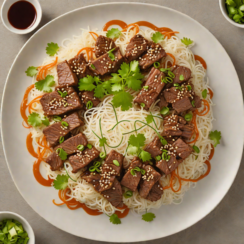 Pan-Seared Korean-Style Beef Bulgogi with Pickled Daikon
