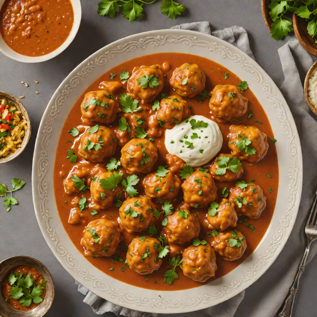 Kashmiri Dum Aloo in Spiced Tomato and Yogurt Sauce