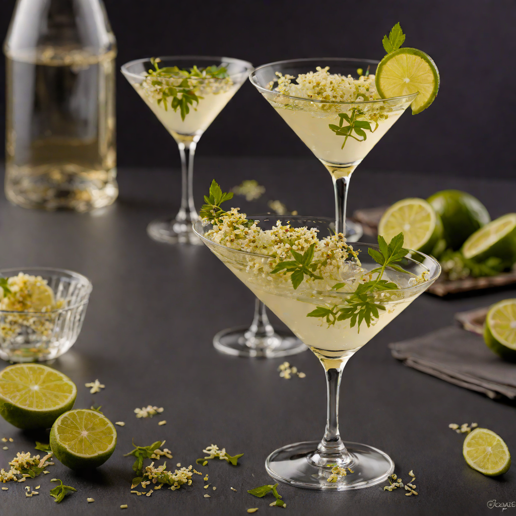Crisp Gin and Elderflower Martini