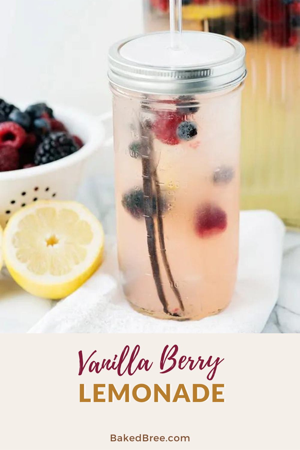 Vanilla Berry Lemonade Fizz