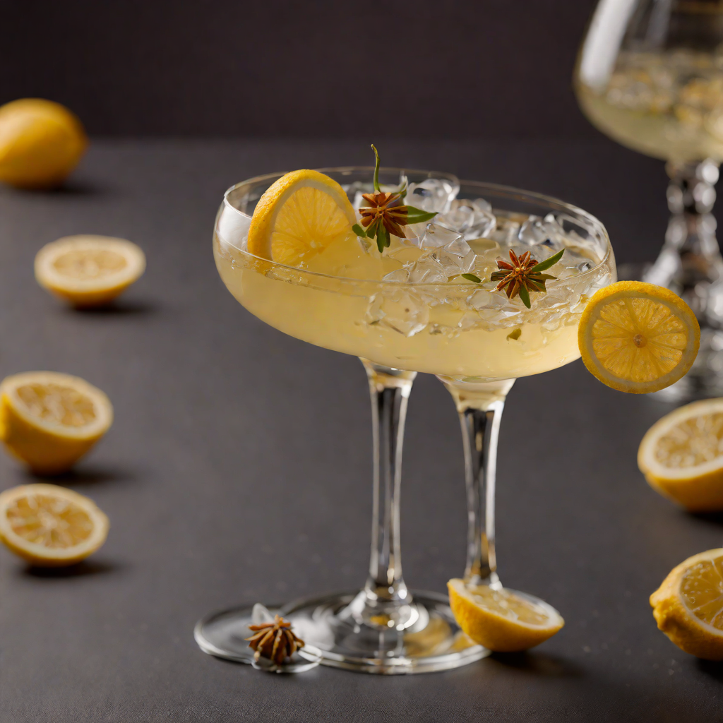 Shaken Gin Blossom with Fresh Lemon and Honey
