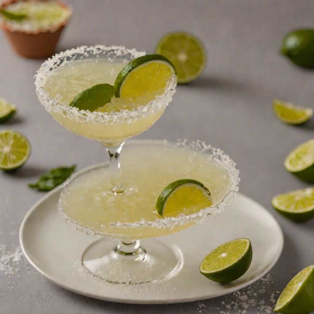 Classic Mezcal Margarita with Smoked Salt Rim