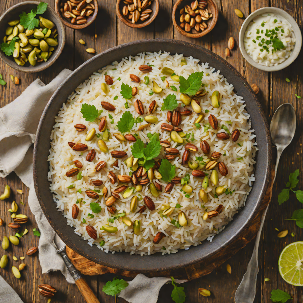 Instant Pot Coconut Rice Pudding with Cardamom and Pistachios