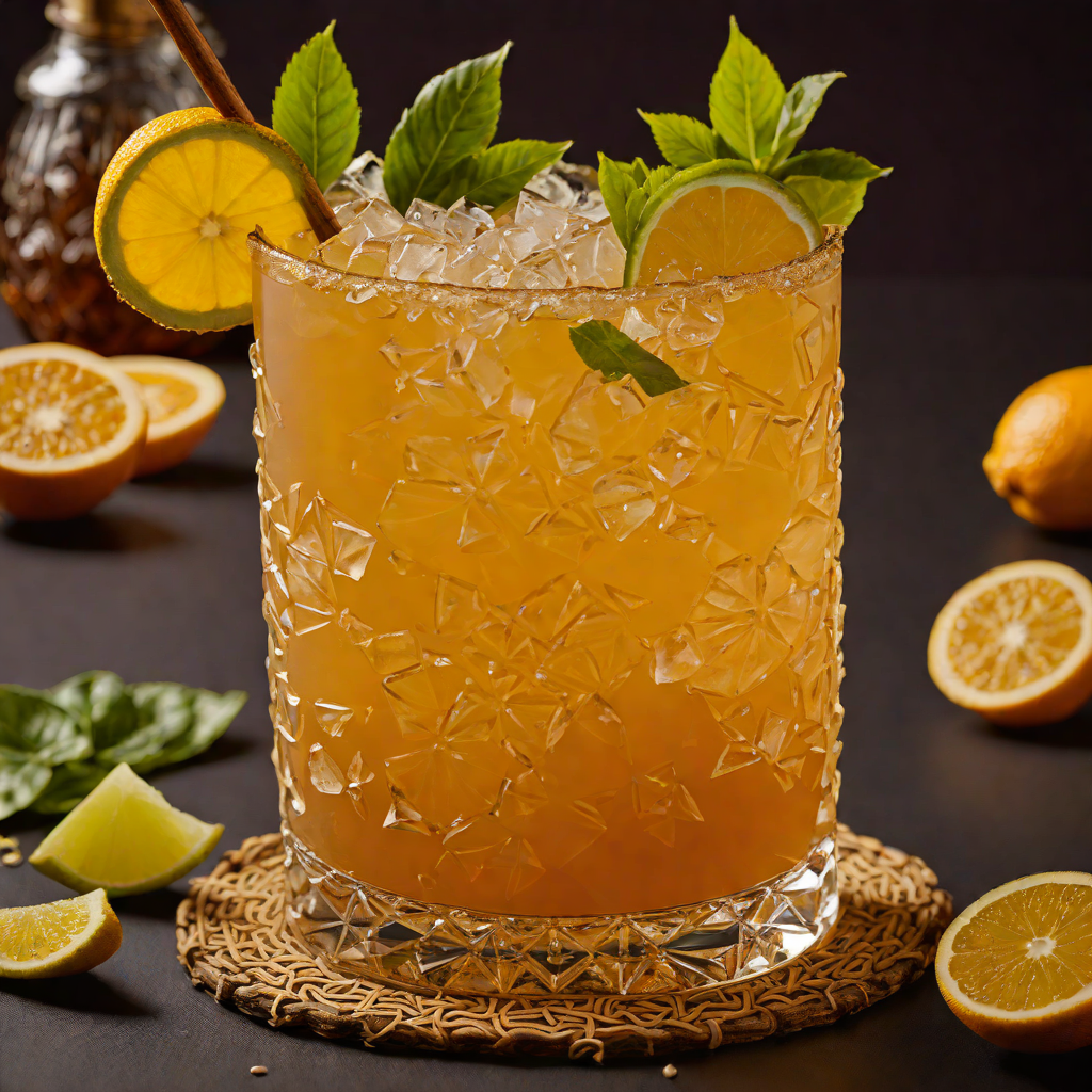 Tiki-Inspired Mai Tai Cocktail with Fresh Citrus and Spiced Rum