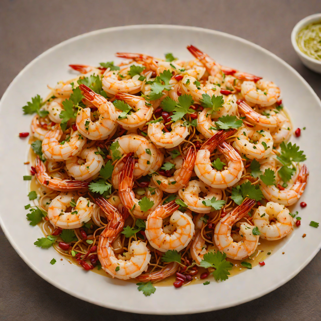 Sautéed Shrimp with Garlic and Chilli Flakes