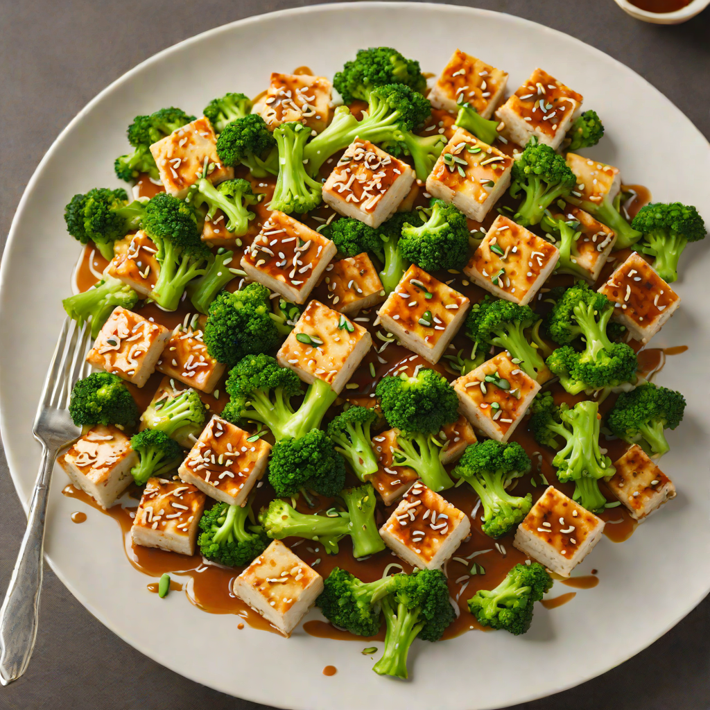 Sautéed Tofu and Broccoli with Garlic-Soy Glaze